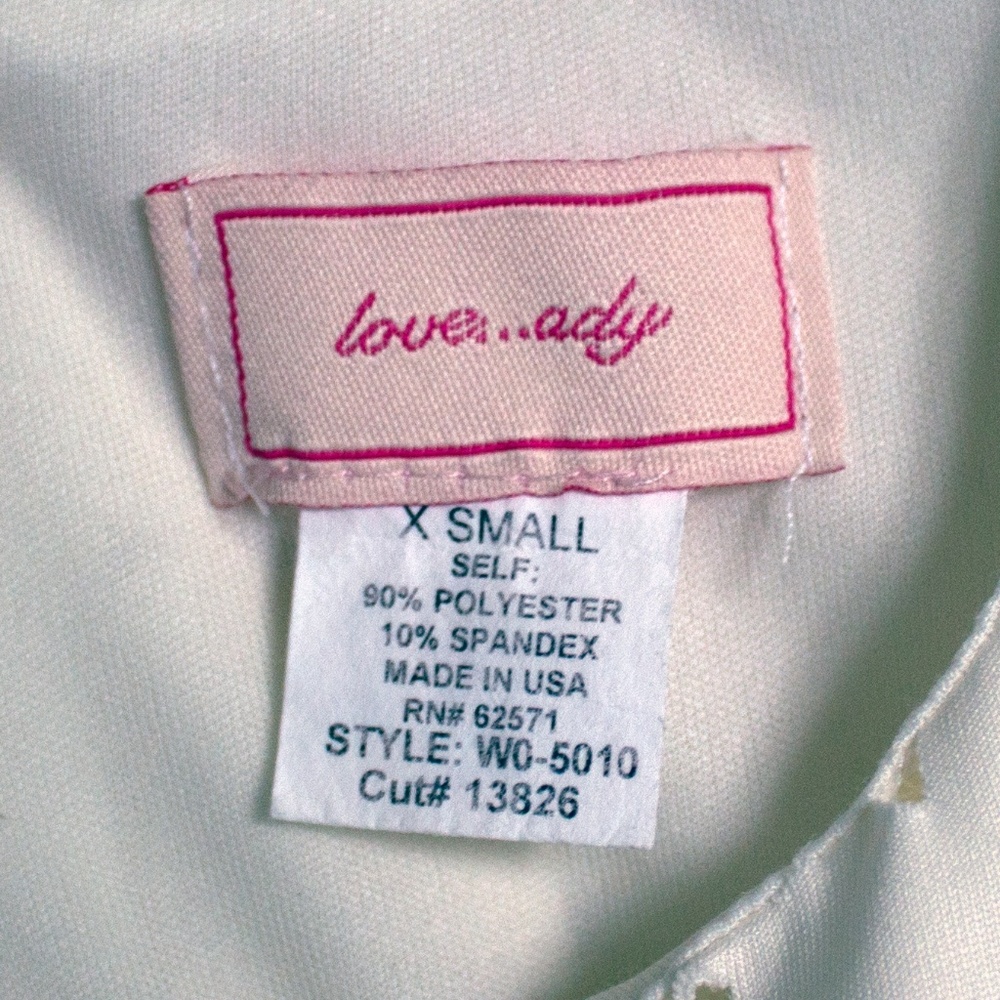 Off-White Color Patterned Dress - Picture 3 of 3